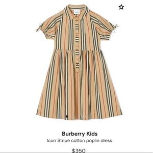 Burberry girls dress